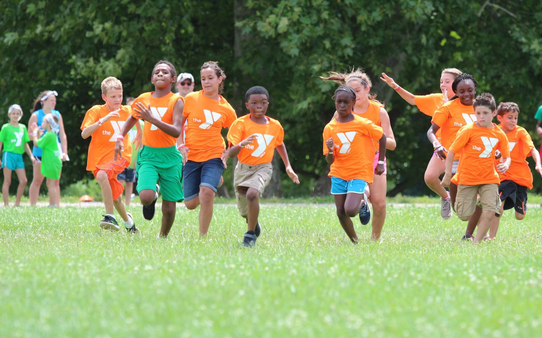 Campers at the YMCA camps